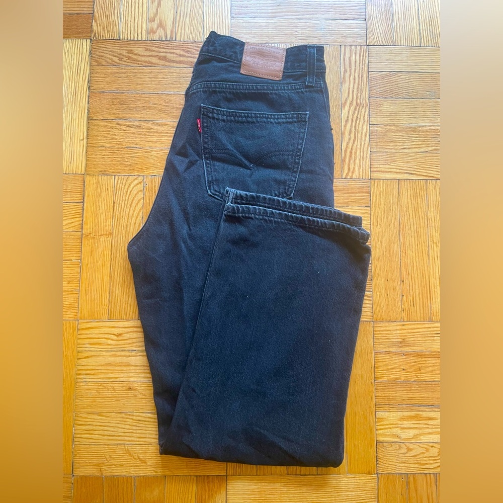 Levi’s Loose Straight Black Jeans size 30